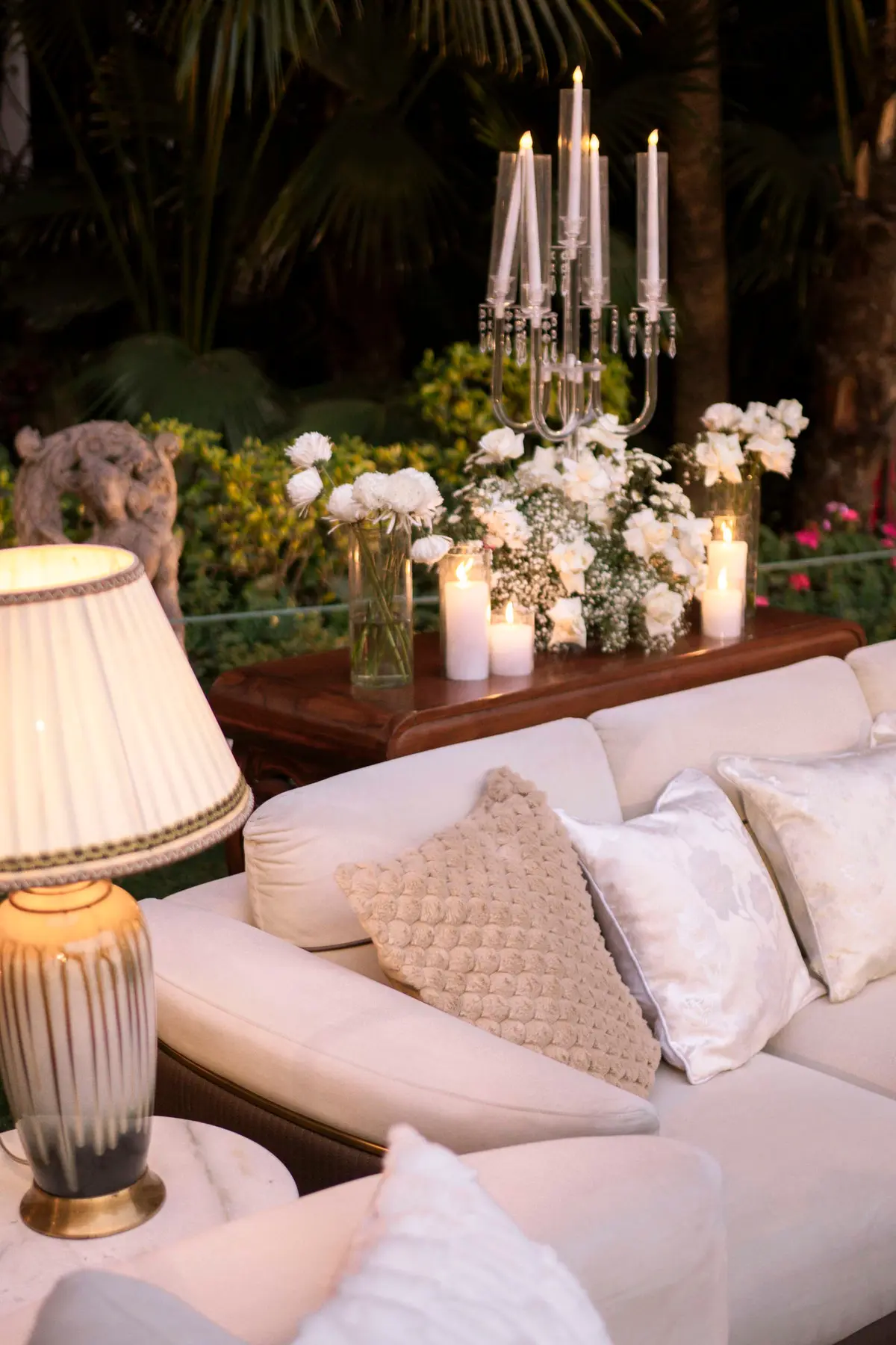 Chapter Sixty — crystal and candle tablescape by Sage & Saaj