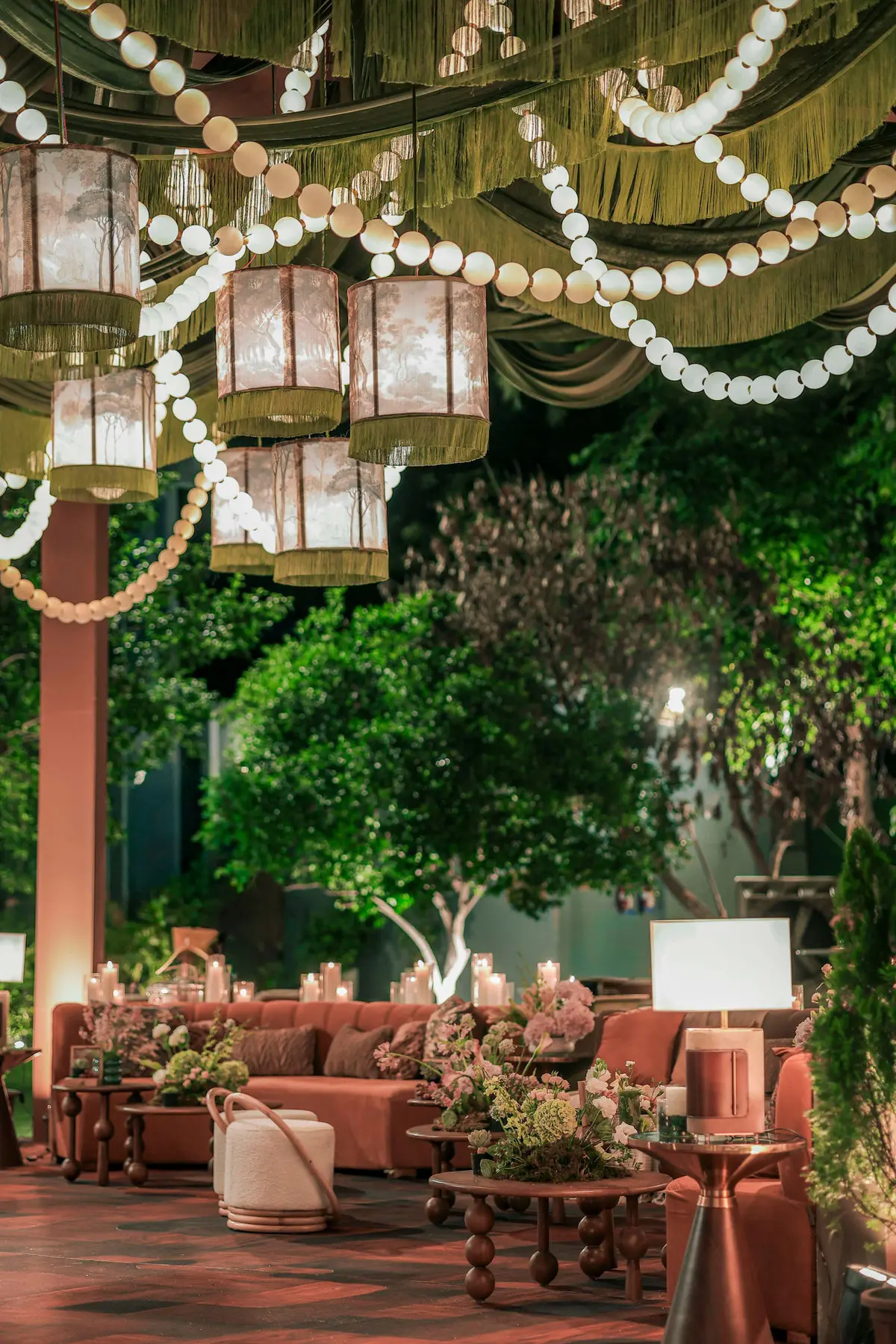 Gilded Grove — Gilded Grove mehendi setting by Sage & Saaj