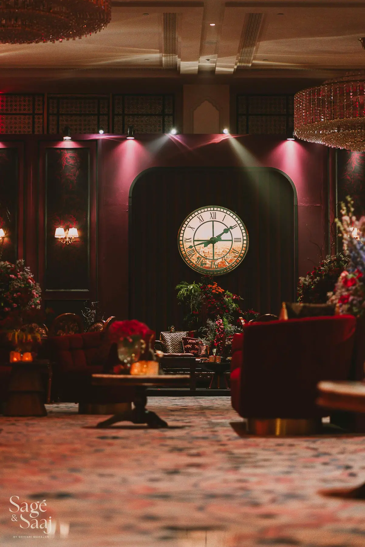 Bollywood Rogue Reds — vintage Bollywood-inspired tablescape by Sage & Saaj