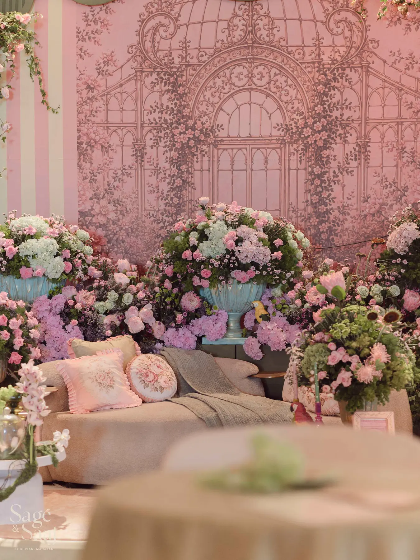 Bridgerton Mehendi — botanical mehendi lounge by Sage & Saaj