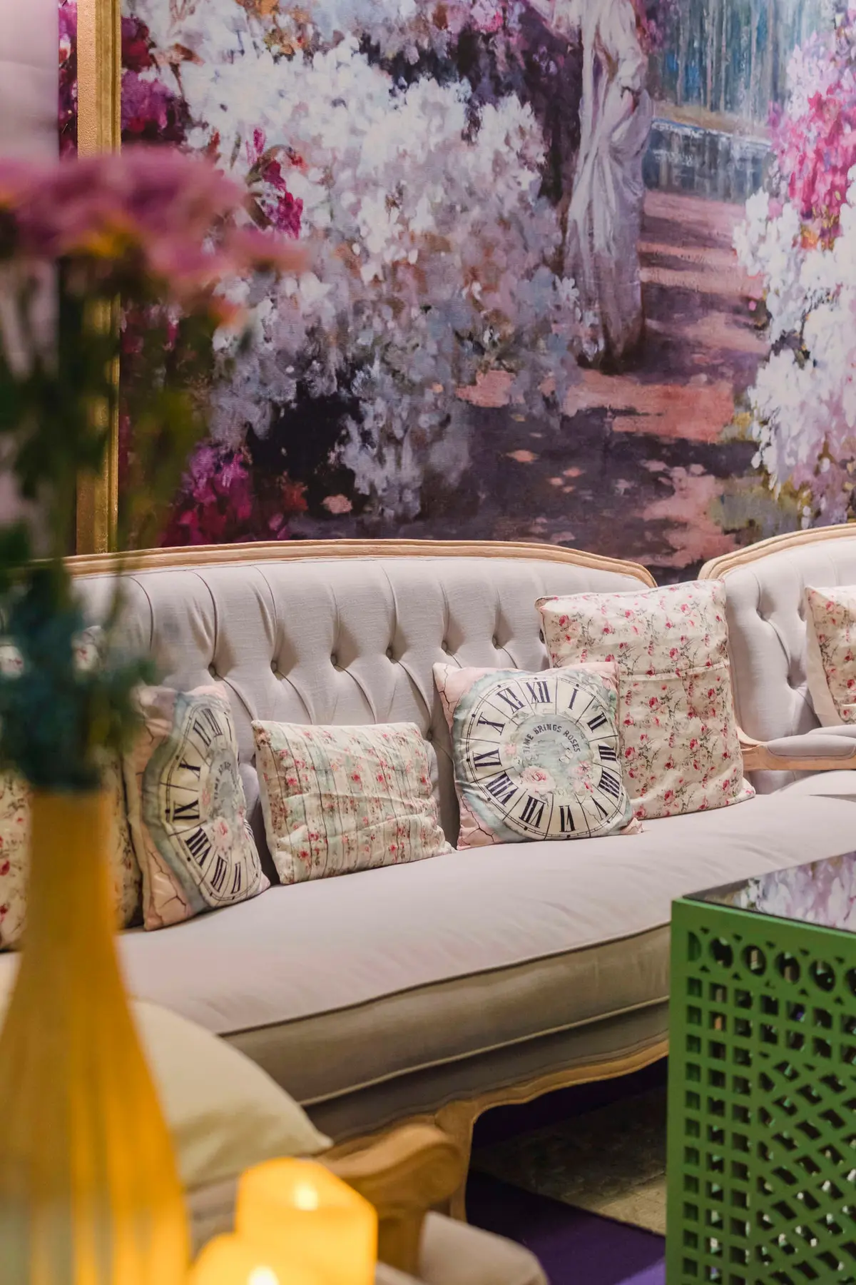 An Ode to Monet — lavender and blush event design by Sage & Saaj