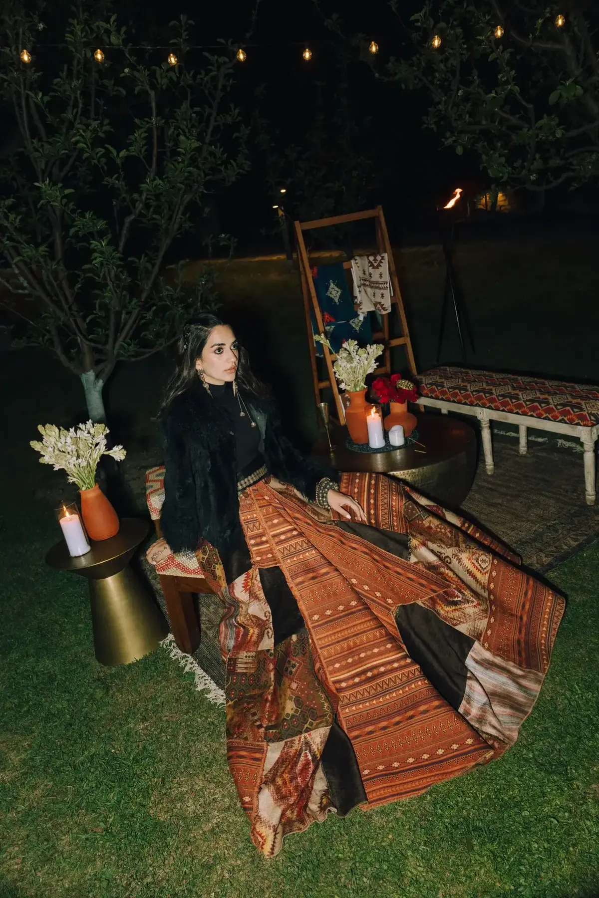 Gilded Grove — Mehendi & Cocktail decor by Sage & Saaj in Navyah, Delhi